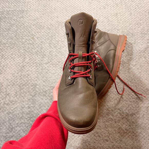 MERRELL Bounder Tall Dusty Olive Trail Laceup Hiking Boots J310953C Mens 15 main image 3